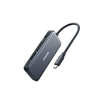 Anker PowerExpand 5-u-1 USB-C Media Hub, 4K USB-C na HDMI, SD/TF čitač kartica, 2×USB 3.0
