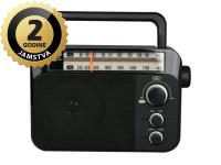 Dartel radio FM, AM, analogni, AC ili klasične baterije, crni RD-18 - 05100071