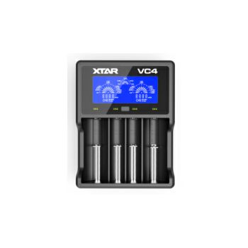 XTAR VC4 Li-Ion/Ni-Mh punjač AA/AAA baterija, LCD zaslon, USB