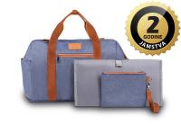 Lionelo torba za mamu, termo, p. za previjanje, torbica za kozmetiku, plava IDA - 21050033