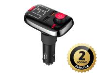 AKAI FM transmiter, 2xUSB punjač, BT, HandsFree, microSD, 12-24V, crni FMT-74BT - 05160016