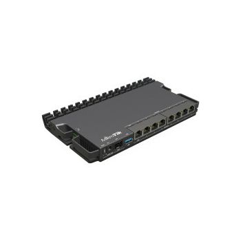 Mikrotik RouterBOARD RB5009UPr+S+IN, ARMv8 CPU, 1GB DDR4 RAM, 1GB NAND, 1×2.5Gbit LAN, 7×1Gbit LAN, 802.3af/at PoE-out/-in, 1xSFP+, RouterOS L5, metalno desktop kučište, PSU