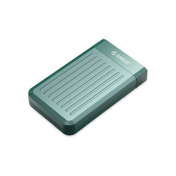 Orico vanjsko kućište 3.5" SATA HDD/SSD s adapterom, do 9.5 mm, tool free, USB3.1 Gen1 tip C, zeleno (ORICO-M35C3-EU-GR-BP-A)