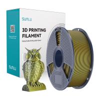 Sunlu PLA+ Silk Dual Color Filament (Black and Gold)
