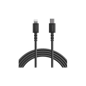 Anker PowerLine Select+ kabel USB-C na Lightning, 1.8m, crni, A8618H11