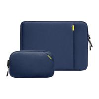 TOMTOC Defender-A13 Laptop Sleeve + 14" Case Set (Navy Blue)