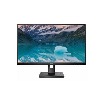 Philips 24" 242S9JML/00 (23.8") 16:9 Full HD (1920×1080) VA W-LED, 75Hz, AG, Pivot, 4ms, 300cd/m2, VGA/DVI-D/DP/HDMI, USB3.2×4, zvučnici, crni