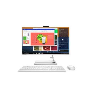 Lenovo IdeaCentre 3 27" FHD AiO, AMD R3-5425U, 8GB DDR4, 1TB SSD, Radeon, DVDRW, WiFi-AX/BT, tipk/miš + Win 11 Pro, bijeli (F0FY00DBSC-W11P)