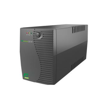 Elsist UPS NemoLED80 800VA/360W, Line-Interactive, 2×Schuko, 1×7Ah, 10min. autonomija