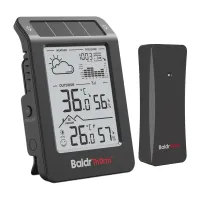BALDRTHERM B0596WT2H2P-V1 Solar-Powered Weather Station (Black)