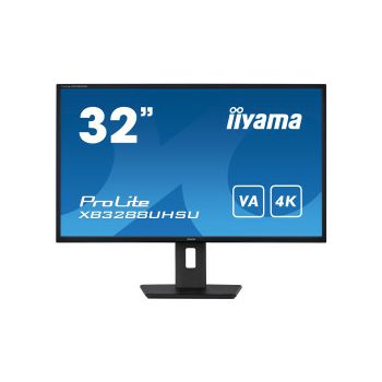 IIYAMA 32" XB3288UHSU-B5 (31.5") 3840×2160 VA, HAS, 3ms, FreeSync, 2×HDMI/DP, 2×USB3.0, zvučnici, crni