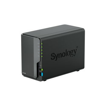 Synology DS224+ DiskStation 2-bay All-in-1 NAS server, 2.5"/3.5" HDD/SSD podrška, Hot Swappable HDD, Wake on LAN/WAN, 2GB, 2×1GbE