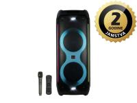 MANTA karaoke ATHOS BT, 300W, FM, mikrofon, daljinski, crni SPK1001B300 - 05190196