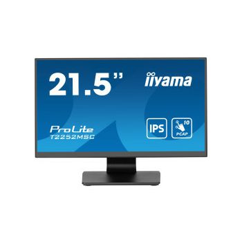 IIYAMA 22" T2252MSC-B2 (21.5") 1920×1080 IPS LED, PCAP 10P Touchscreen, 5ms, HDMI/DP, zvučnici, crni
