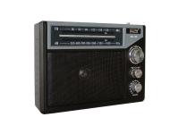 Dartel radio FM, AM, analogni, AC ili klasične baterije, crni RD-150 - 05100088