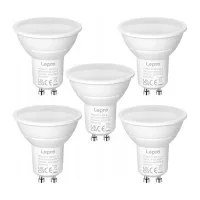 LEPRO 200073-WW-EU-5 GU10 LED Bulb, 4.5W, 345 lm, 2700K, 100°, 5-pack