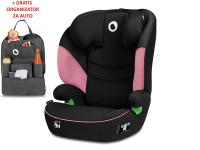 Lionelo i-Size autosjedalica Lars, 100-150cm, roza + ORGANIZATOR - 21020120