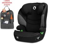 Lionelo i-Size autosjedalica Lars, 100-150cm, siva + ORGANIZATOR - 21020121