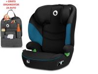 Lionelo i-Size autosjedalica Lars, 100-150cm, tirkiz + ORGANIZATOR - 21020122