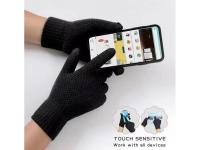SWISSTEN rukavice za korištenje pametnih telefona, ženske, crne - 03170012