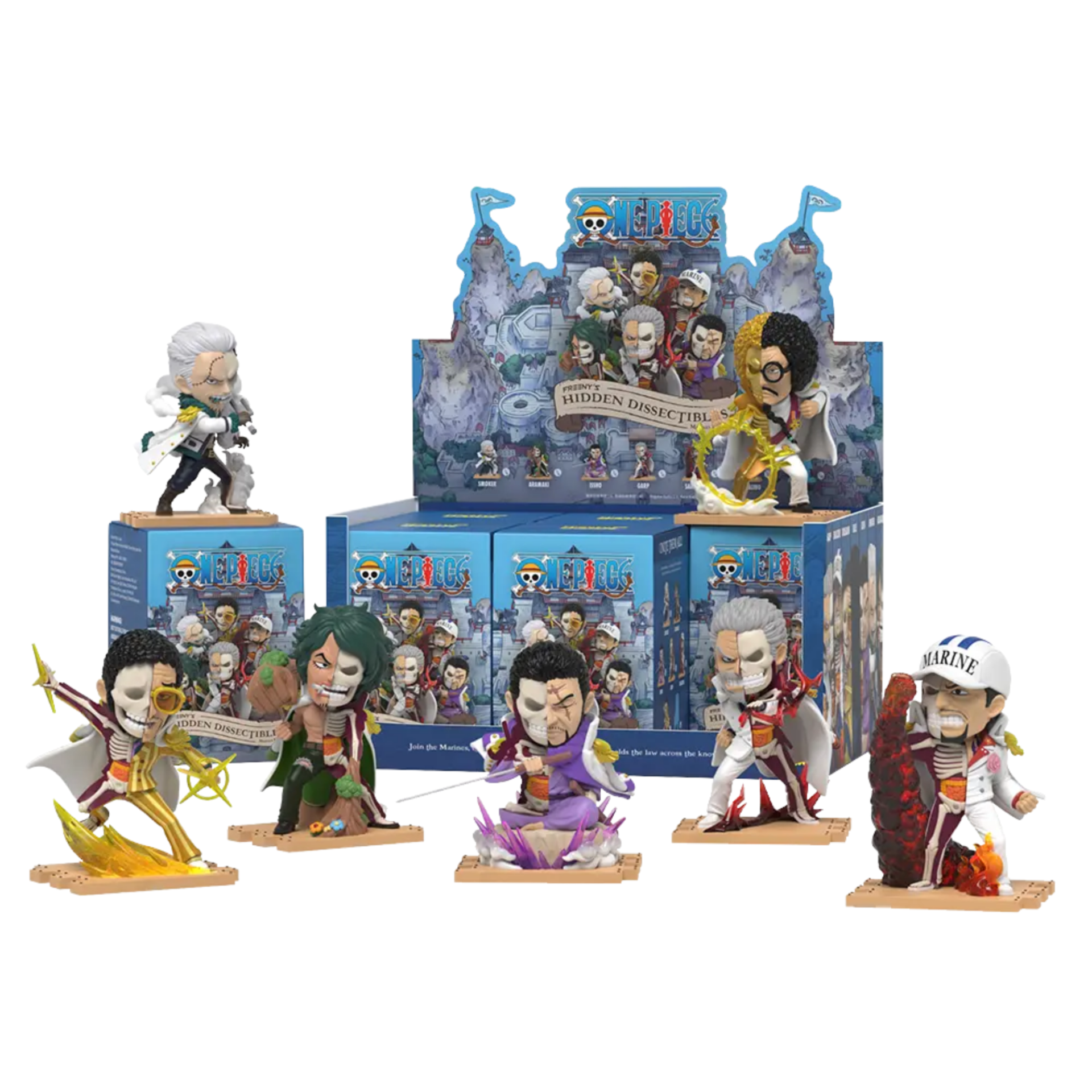 MIGHTY JAXX - FREENY’S HIDDEN DISSECTIBLES: ONE PIECE (MARINE EDITION)