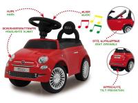 Jamara guralica, Fiat 500, truba, spremište ispod sjedala, crvena - 21040089