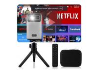 Overmax projektor Multipic 8.1, LED, And 9, baterija, 200", 4K, WiFi, BT, daljin - 05090018