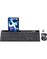 MARVO OFFICE KC411W HR BK WIRELESS COMBO SLO/CRO LAYOUT
