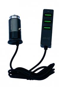 LDNIO CAR CHARGER C61 1USB QUICK CHARGE + 3XUSB