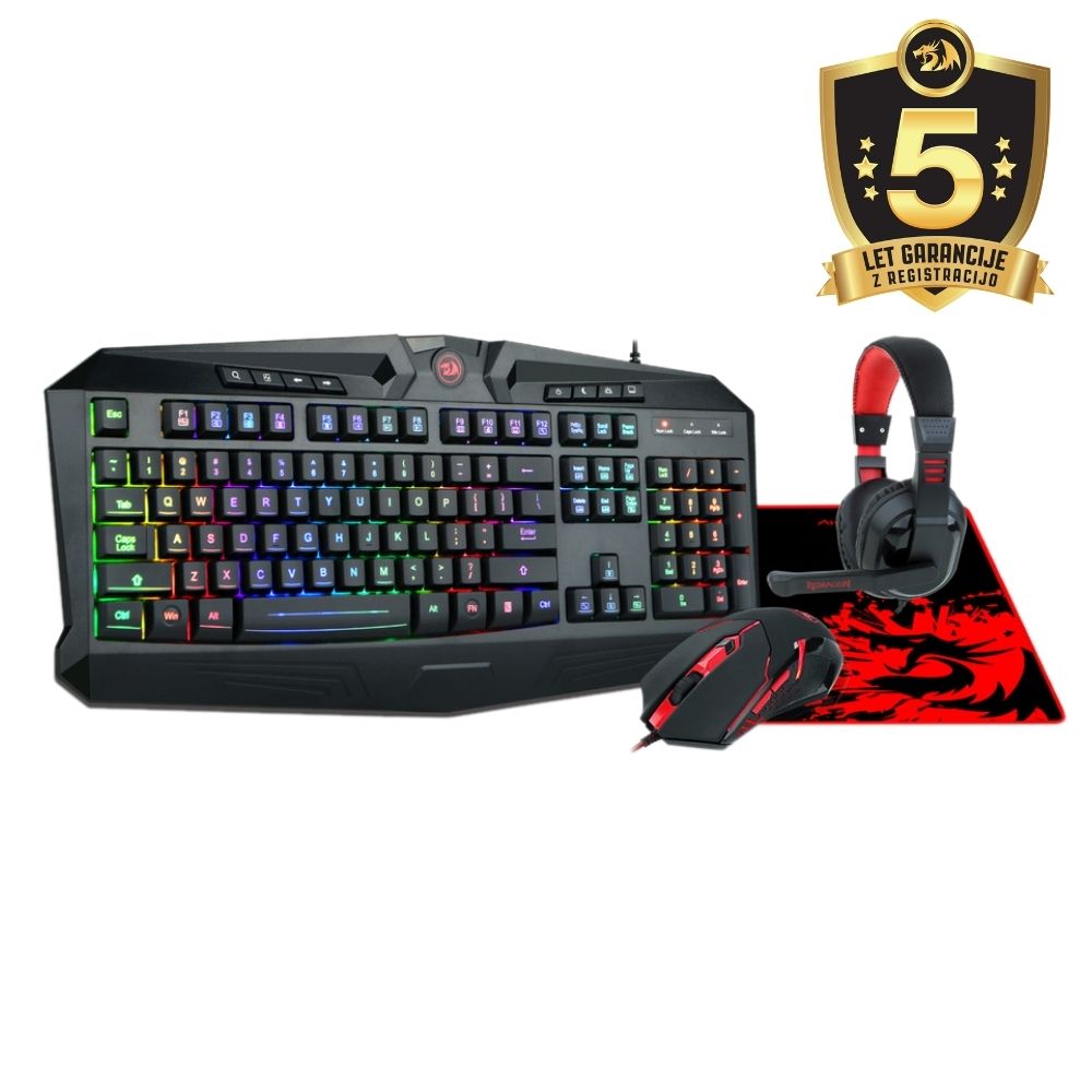 SET - REDRAGON COMBO S101-BA-2 (4in1) SLO/CRO