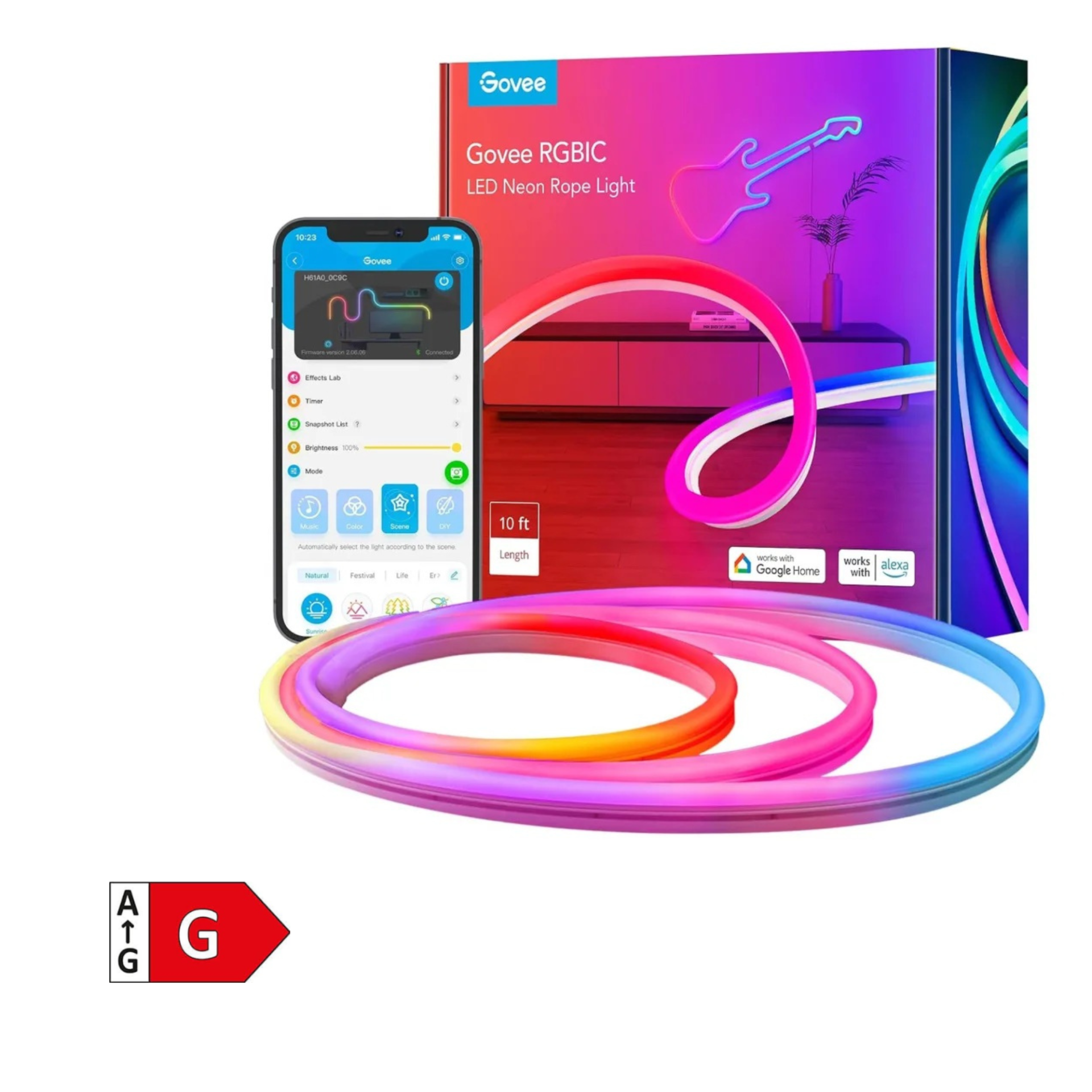 GOVEE NEON LED STRIP LIGHT 3M