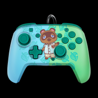 PDP NINTENDO SWITCH FACEOFF DELUXE CONTROLLER + AUDIO - ANIMAL CROSSING