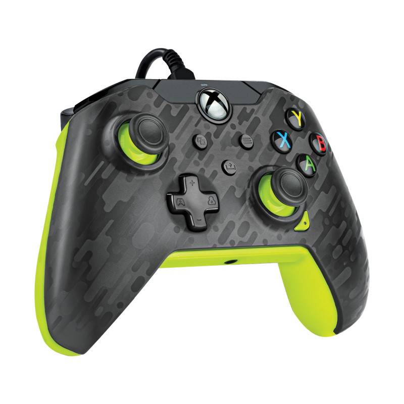 PDP XBOX WIRED CONTROLLER CARBON - ELECTRIC (YELLOW)