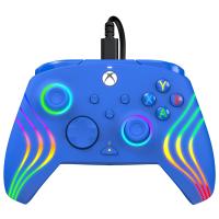 PDP XBOX WIRED CONTROLLER AFTERGLOW WAVE BLUE