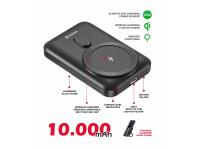 Dodatna baterija - Power Bank SWISSTEN bežični 10000mAh, PD20W, USB-C, MagSafe - 03130029