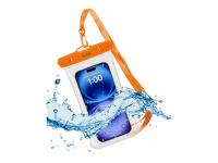 iPEAX vodootporna futrola IP68 za smarthphone 7" + vezica, narančasta - 03090087