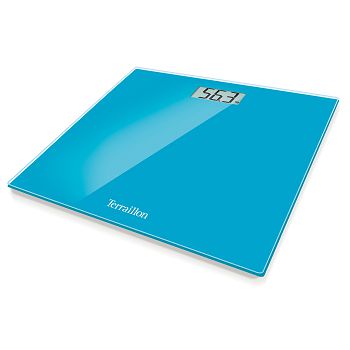 Osobna vaga TERRAILLON TX 1500, digitalna, 150 kg, staklo, plava 