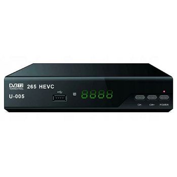 TV tuner MANTA DVBT015, DVB-T2 prijemnik, H265, HDMI, SCART, Teletext, HR izbornik