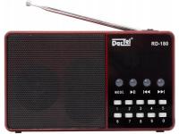 Dartel radio FM, Bluetooth, punjiva baterija, RD-180 Crveni - 05100102