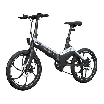Električni bicikl MS ENERGY e-bike i10, kotači 20", sivo/crni