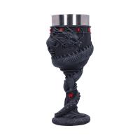 NEMESIS NOW DRAGON COIL GOBLET 20CM