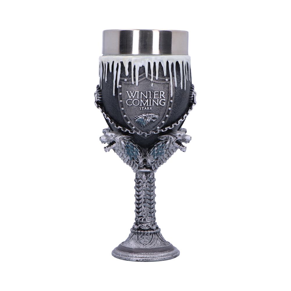 NEMESIS NOW HOUSE STARK GOBLET 17.5CM (GOT)
