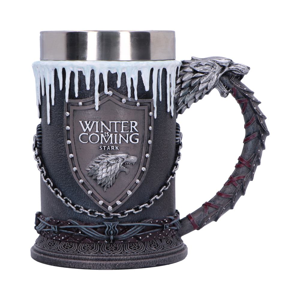 NEMESIS NOW HOUSE STARK TANKARD 14.7CM