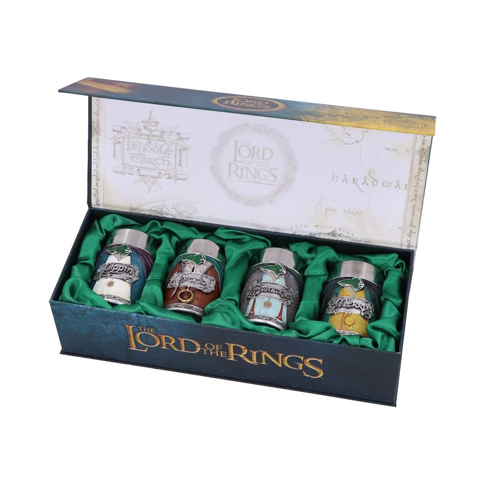NEMESIS NOW Lord of the Rings hobbit glass set
