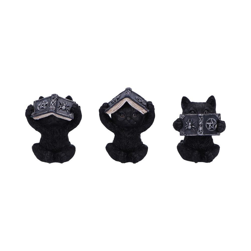 NEMESIS NOW THREE WISE SPELL CATS 8,5CM