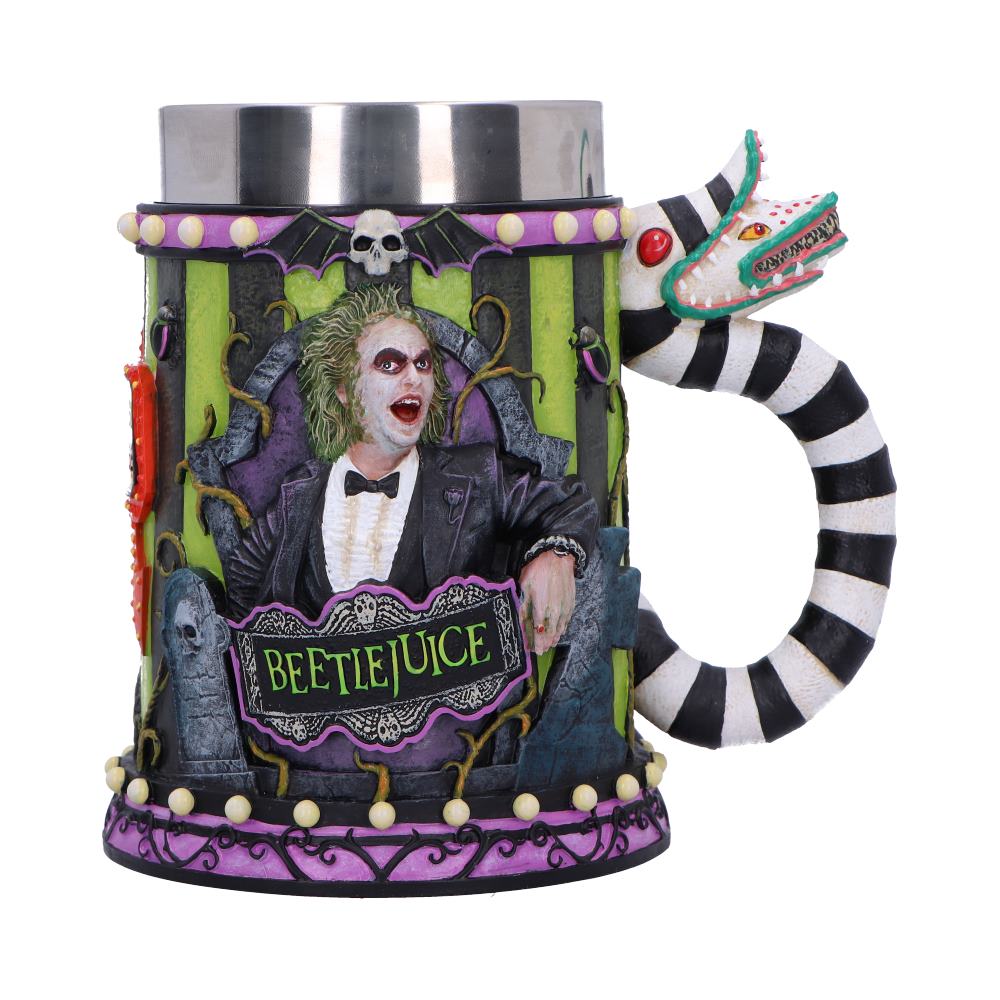 NEMESIS NOW BEETLEJUICE TANKARD 17CM
