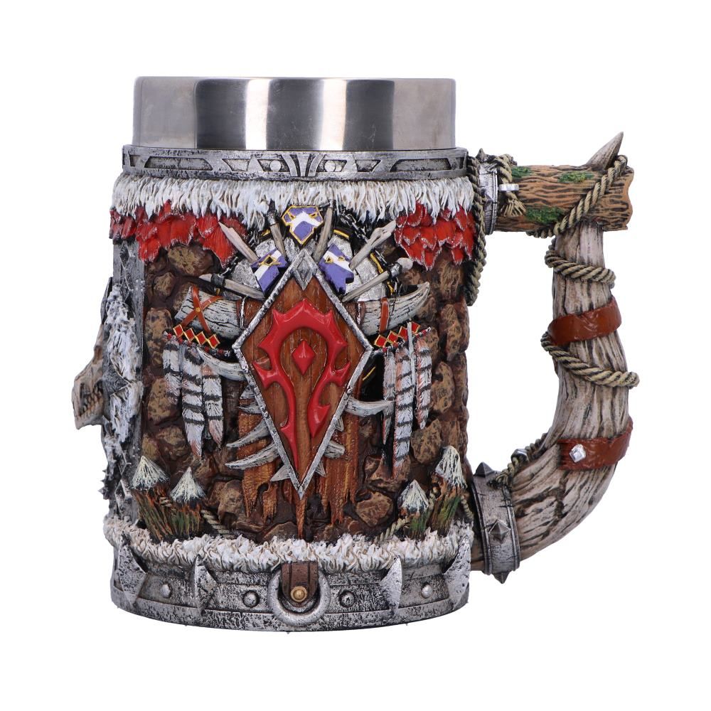 NEMESIS NOW WORLD OF WARCRAFT HORDE TANKARD 15.5CM