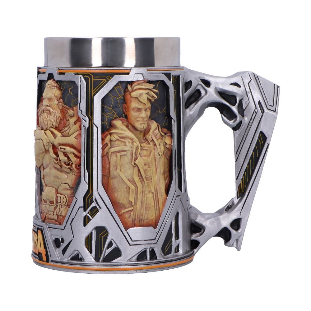 NEMESIS NOW BORDERLANDS 4 VAULT HUNTERS TANKARD 17CM