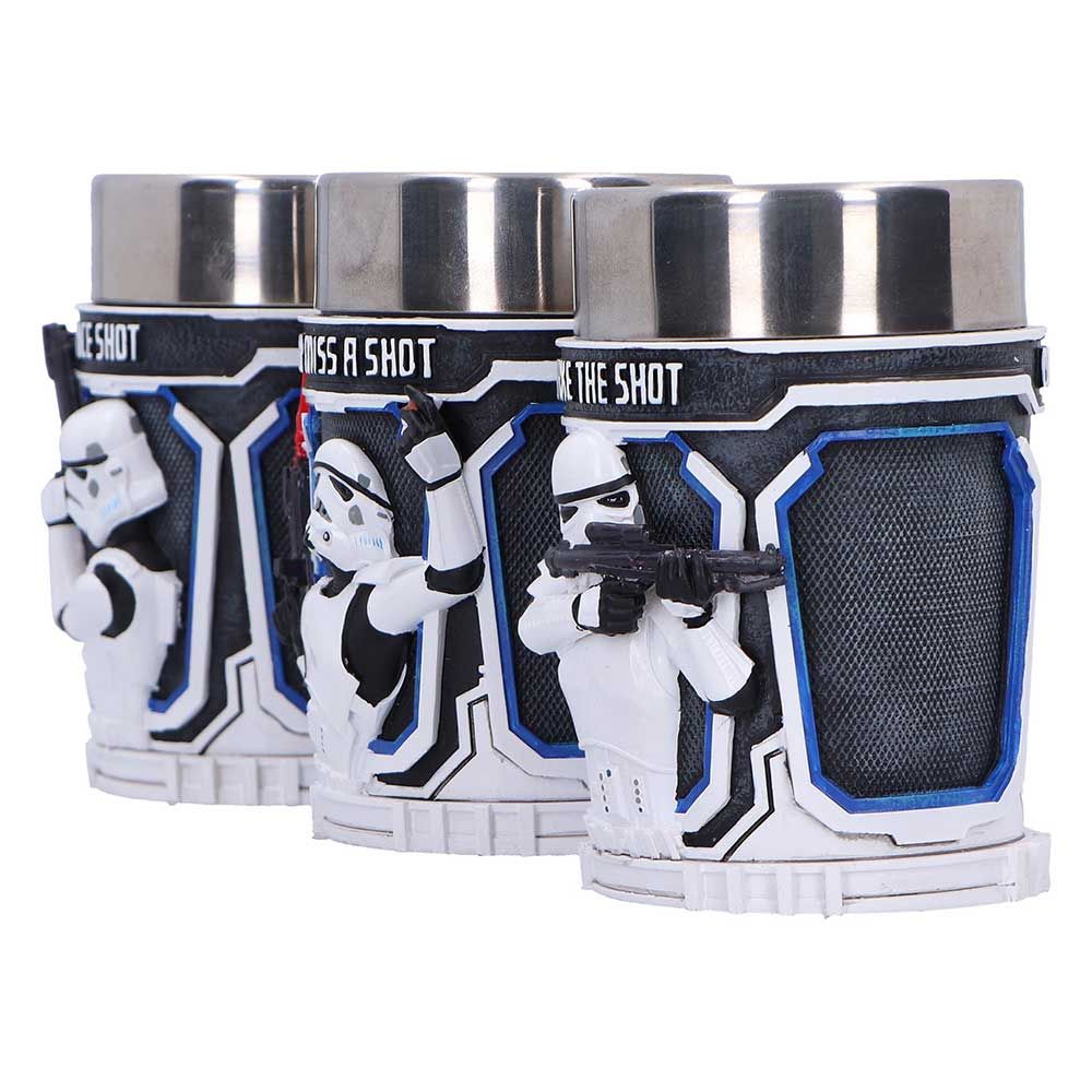 NEMESIS NOW STORMTROOPER SHOT GLASS SET (SET OF 3) 8.7CM