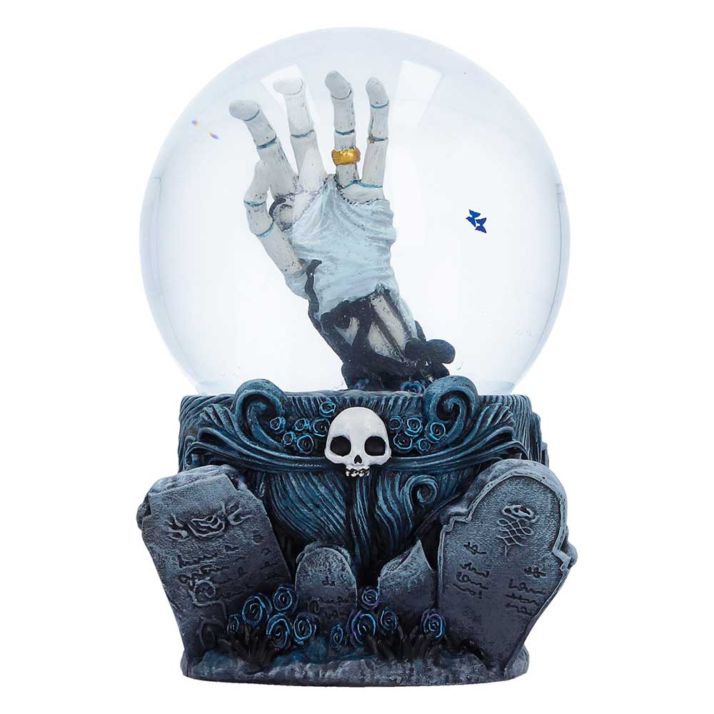 NEMESIS NOW CORPSE BRIDE SNOW GLOBE 15CM